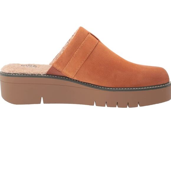 Naturalizer Women’s Wayde Slip On Golden Maple Leather Mule Clogs- Size 8.5 - Picture 4 of 7